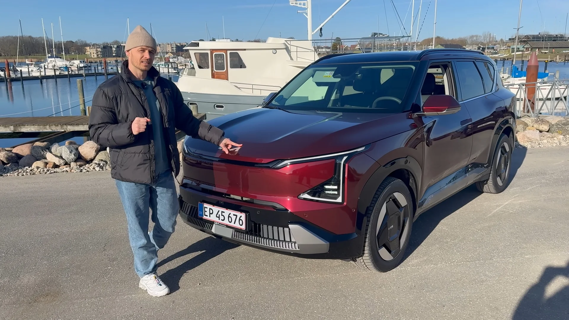 Kia EV5 – skrå forfra