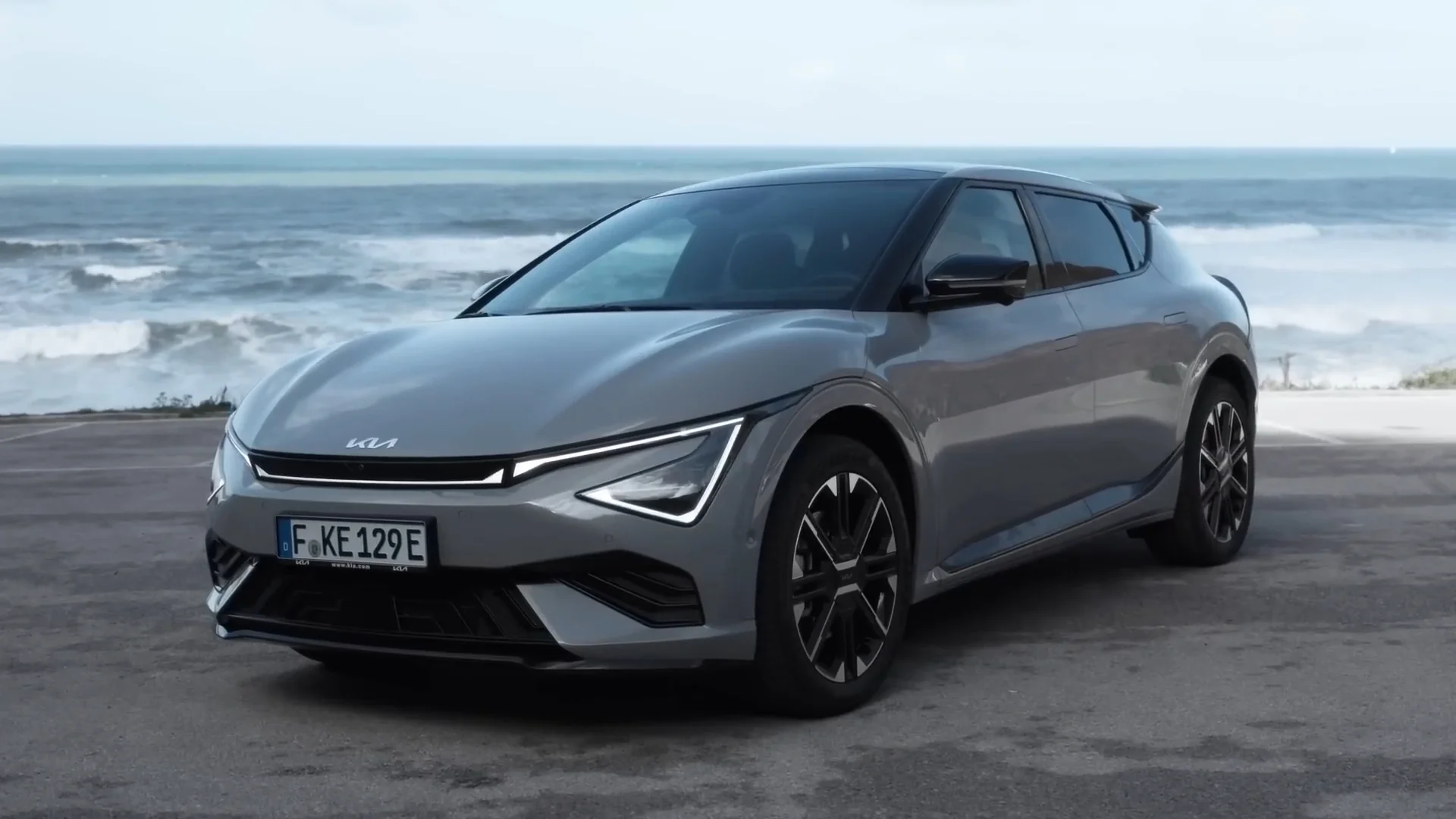 Kia EV6 – skrå forfra
