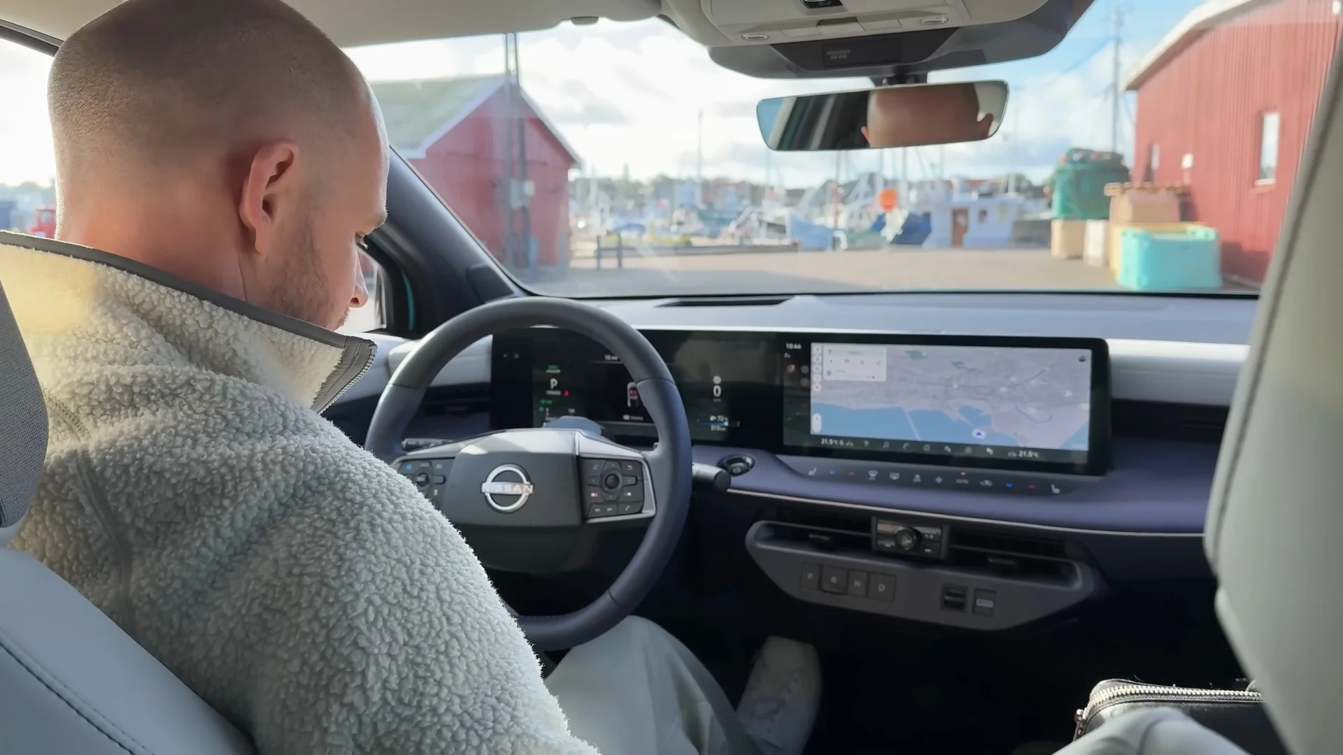 Nissan Leaf – skærm