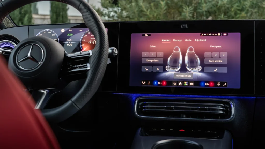 Mercedes-Benz CLA – midterkonsol