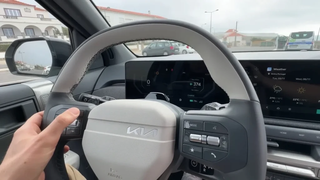 Kia EV3 – instrumentbræt