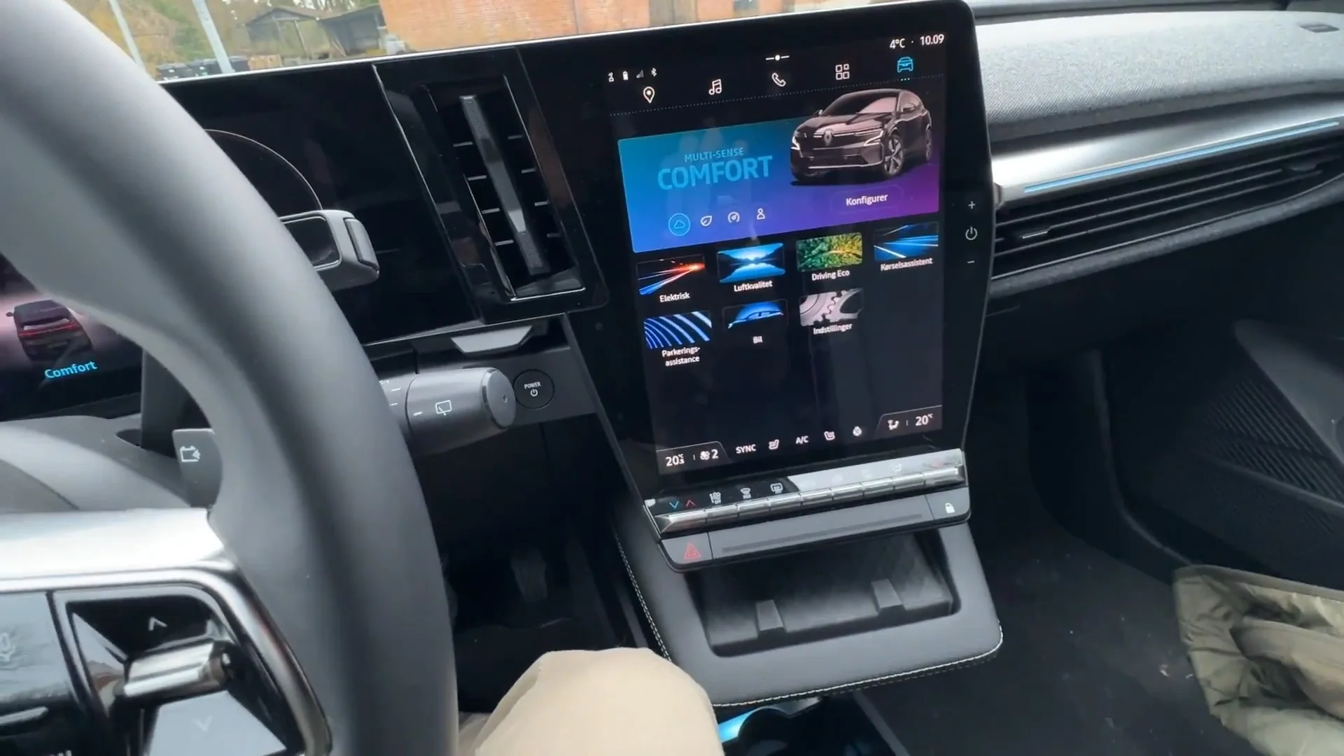 Renault Megane E-Tech – kabine