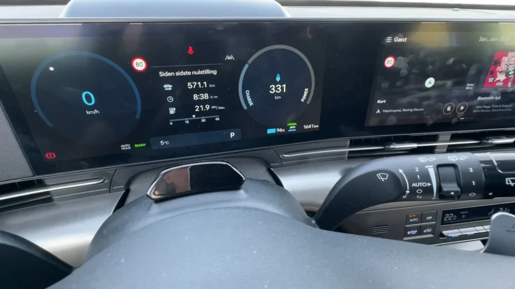 Hyundai KONA Electric – kabine