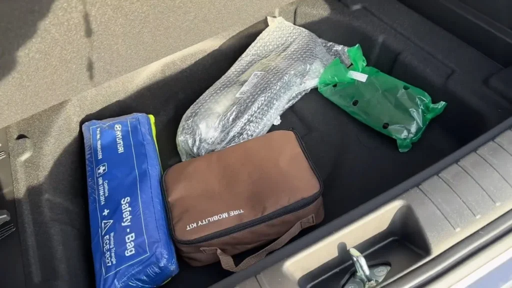 Plads og bagagerum detalje