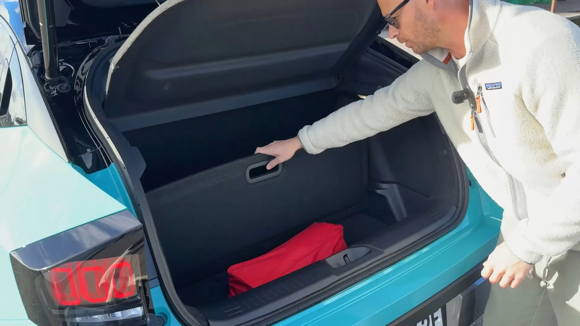Nissan Leaf – bagagerum