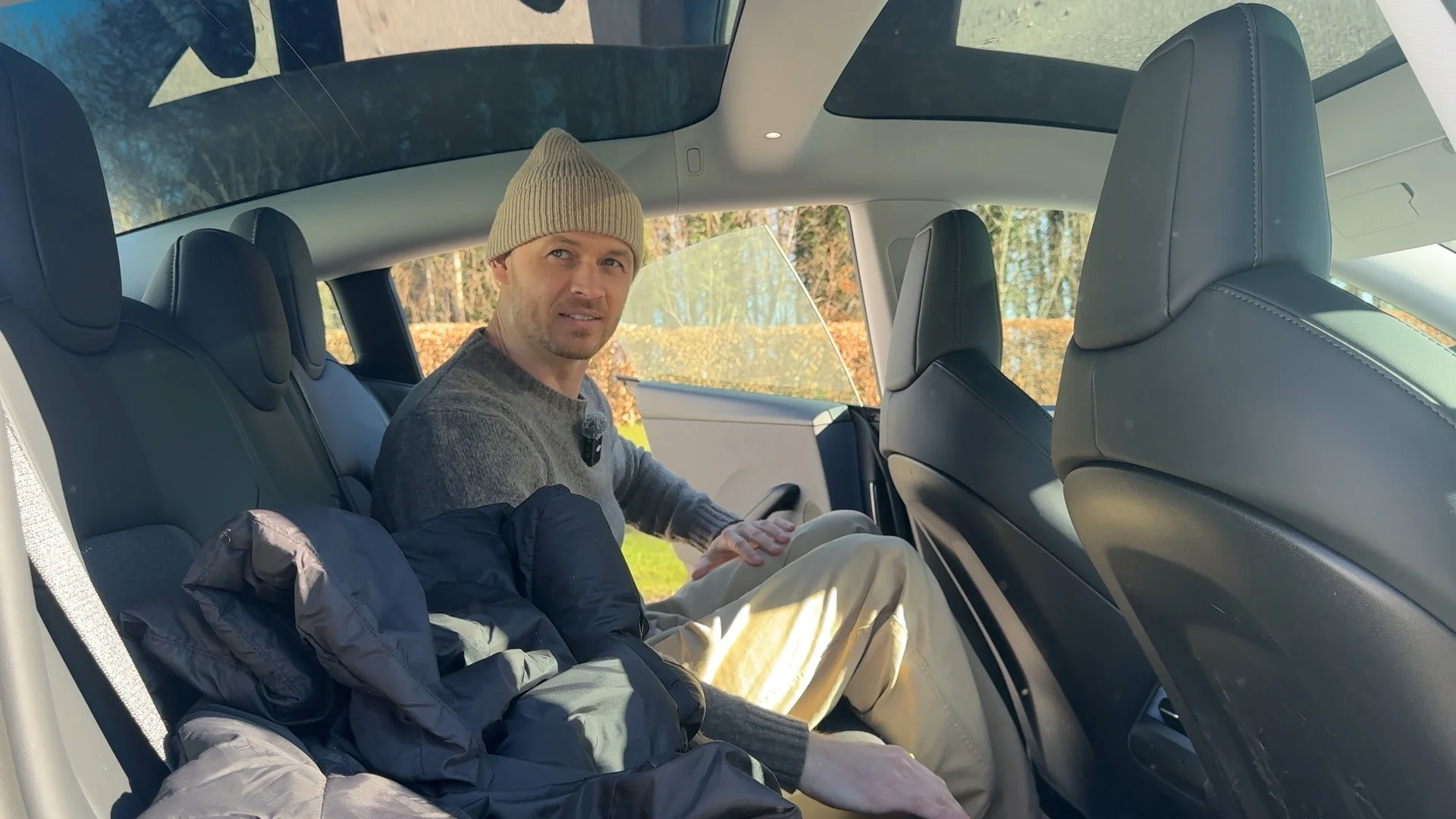 Tesla Model 3 – bagsæder