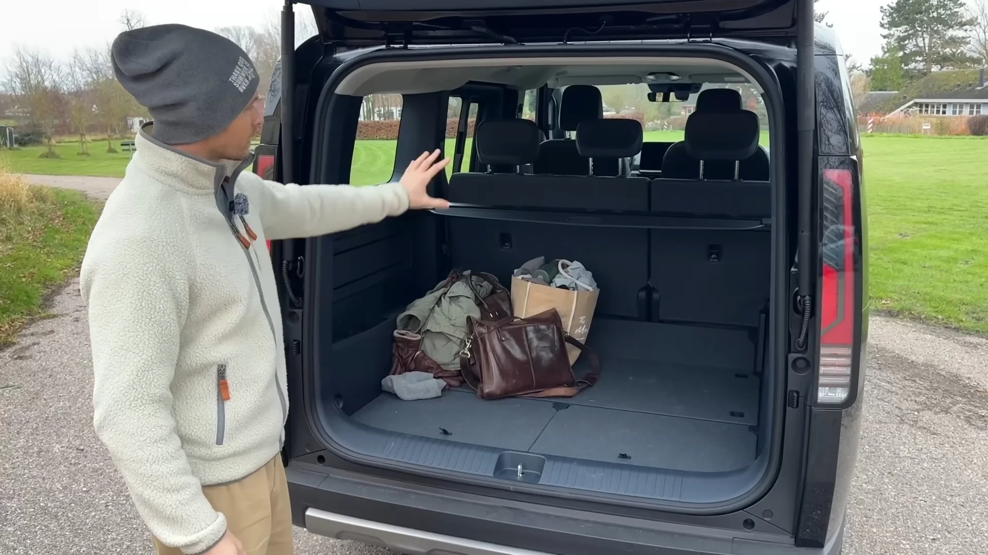 Kia PV5 – bagagerum