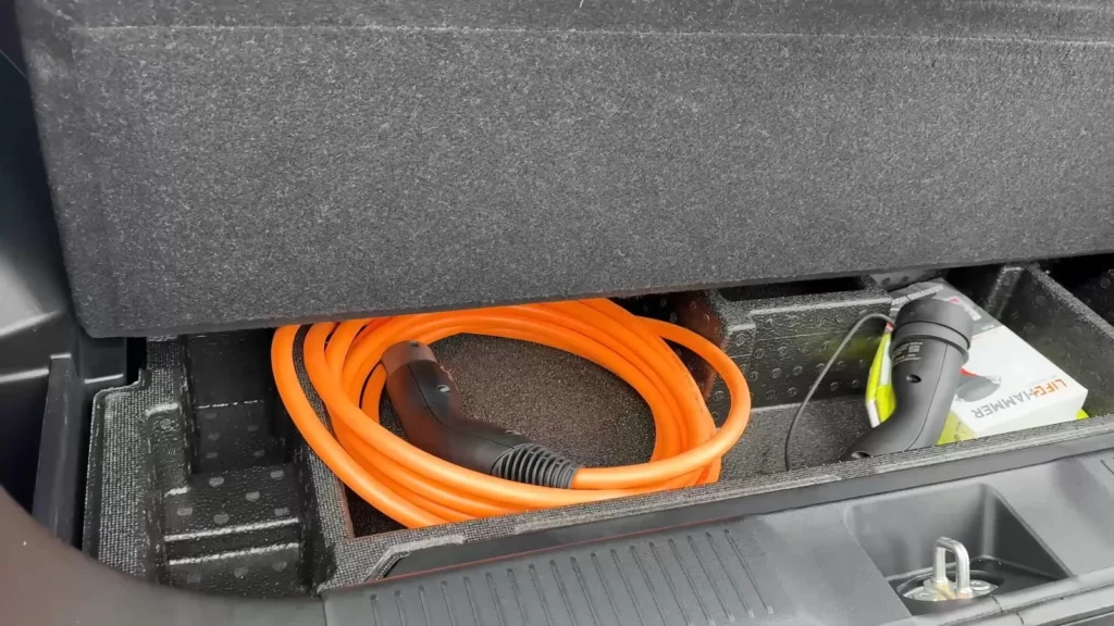 Plads og bagagerum detalje