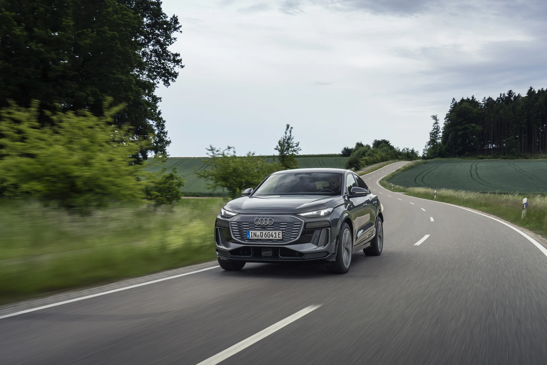 Audi Q6 Sportback – skrå forfra