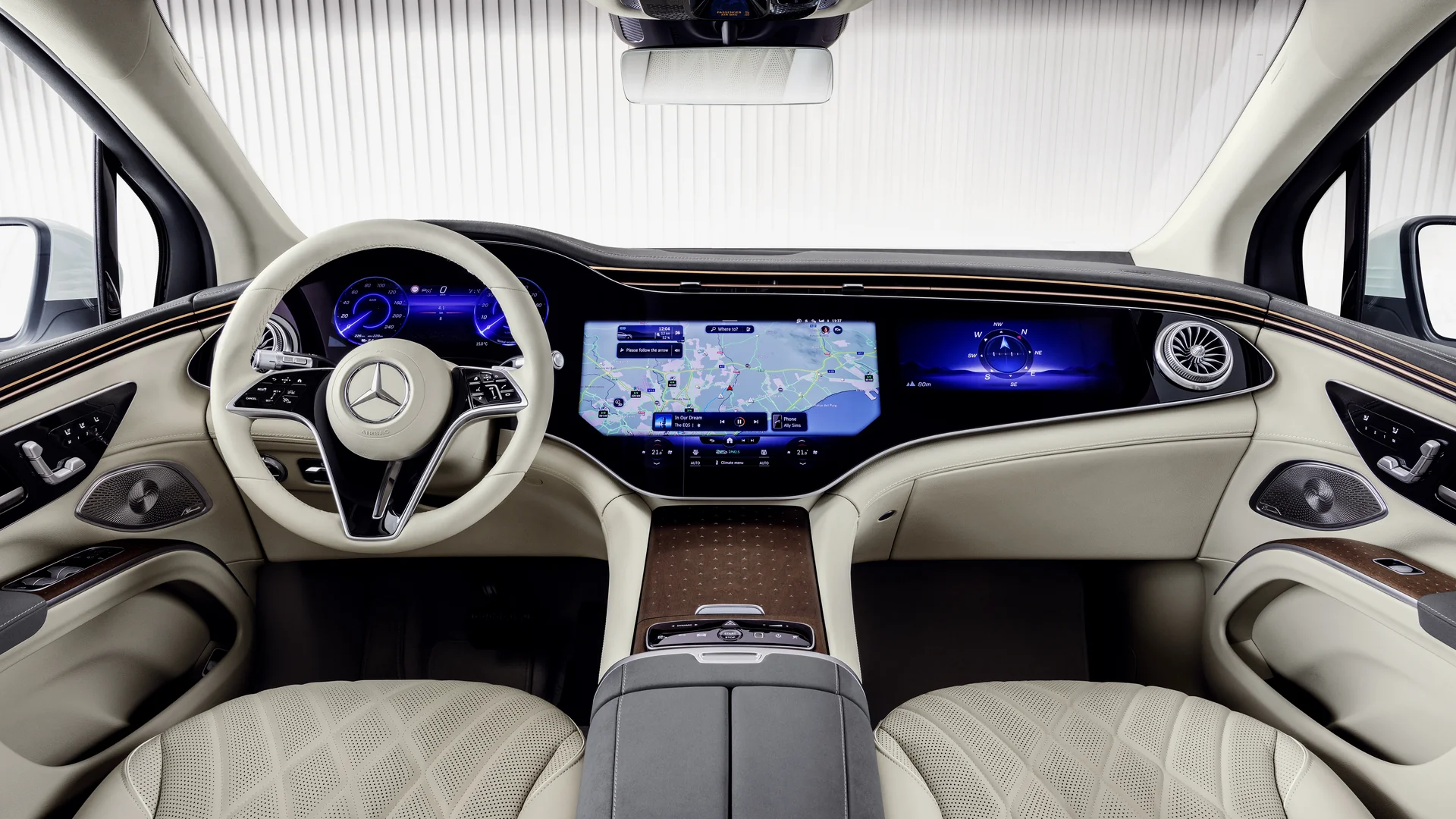 Mercedes-Benz EQS SUV – kabine