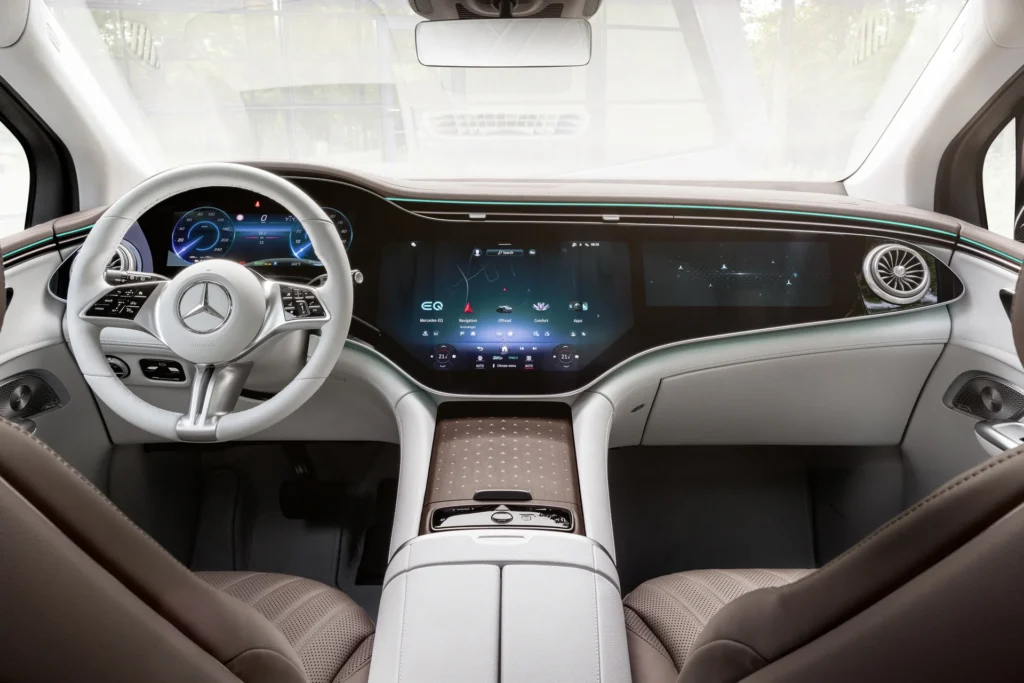 Mercedes-Benz EQE SUV – skærm
