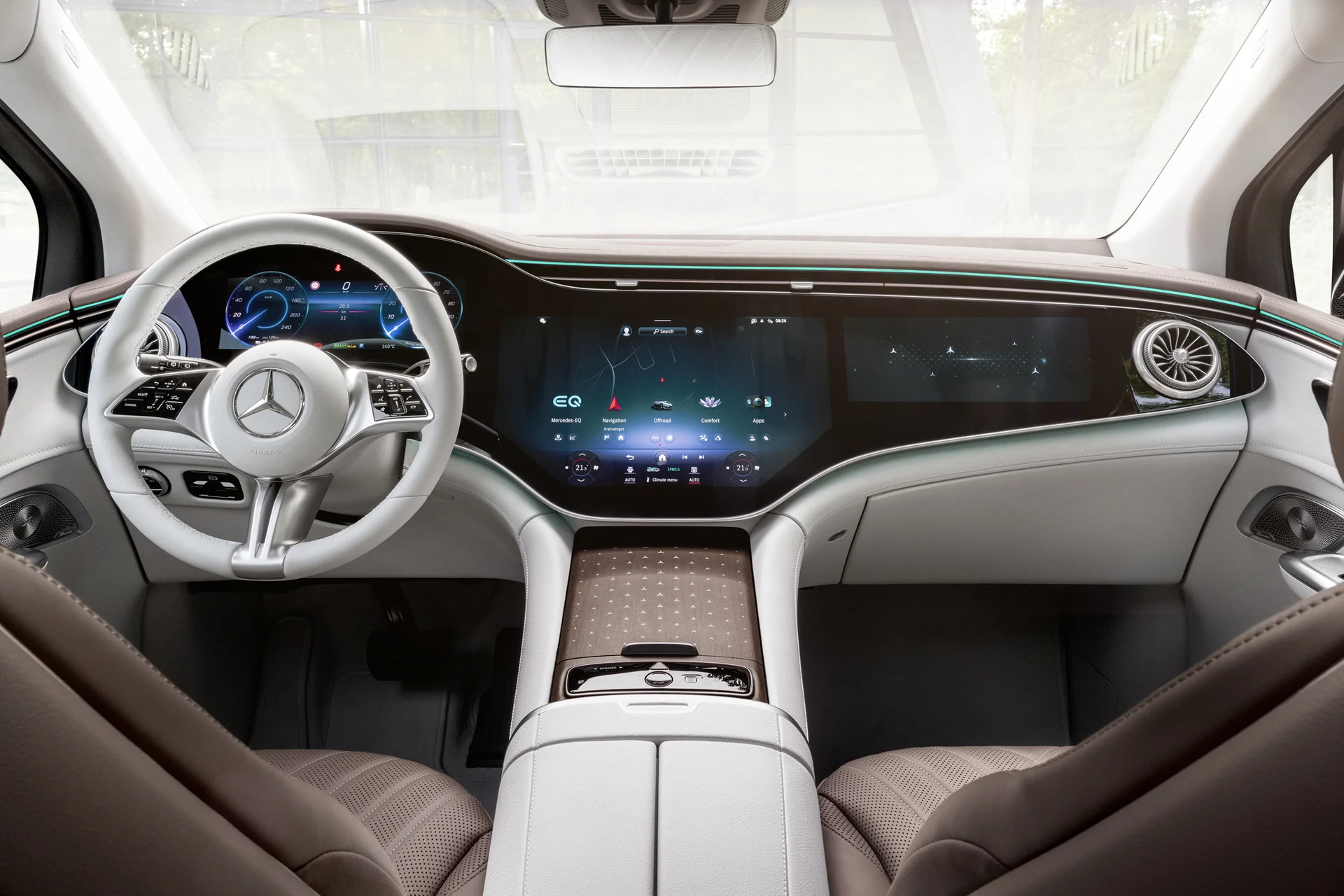 Mercedes-Benz EQE SUV – skærm