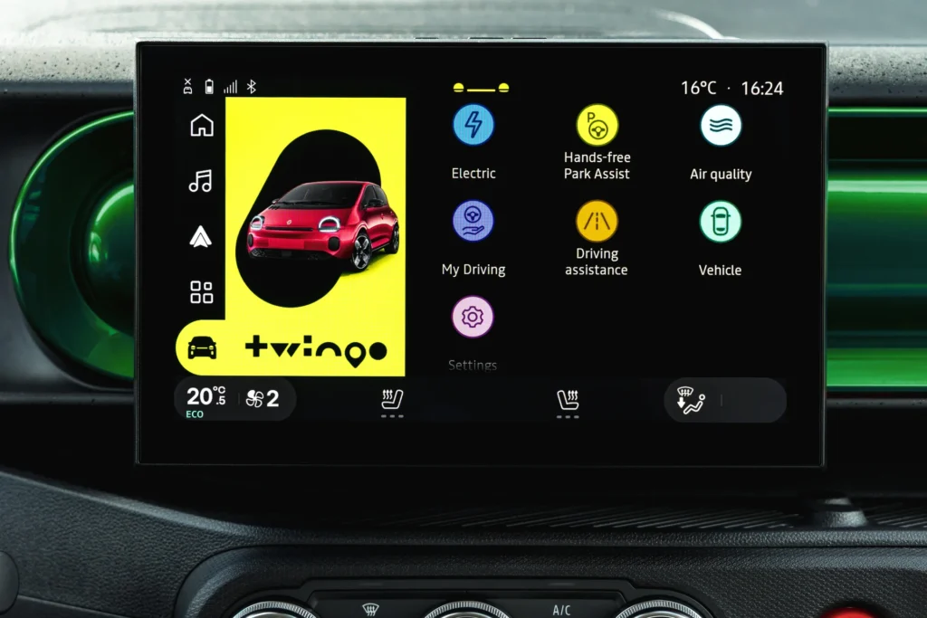 Renault Twingo E-Tech – skærm