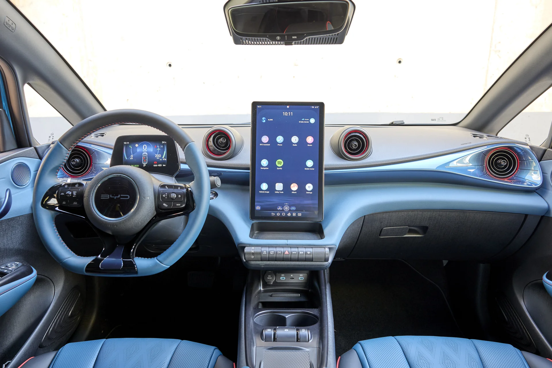 BYD Dolphin – kabine