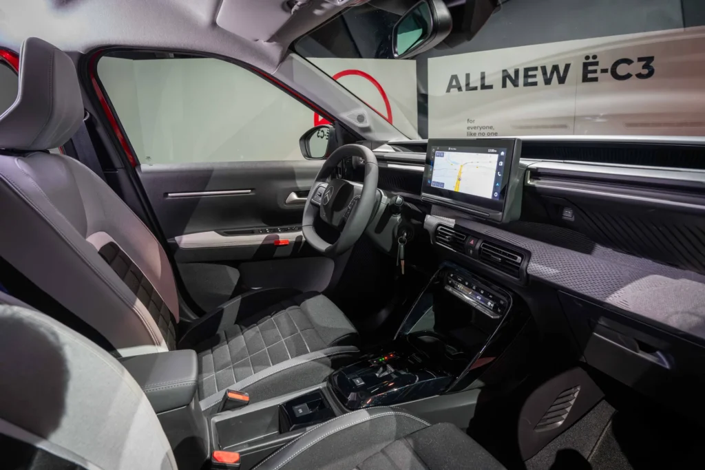 Citroen e-C3 – kabine