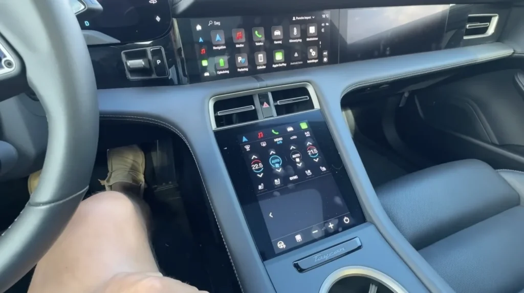 Porsche Taycan – midterkonsol