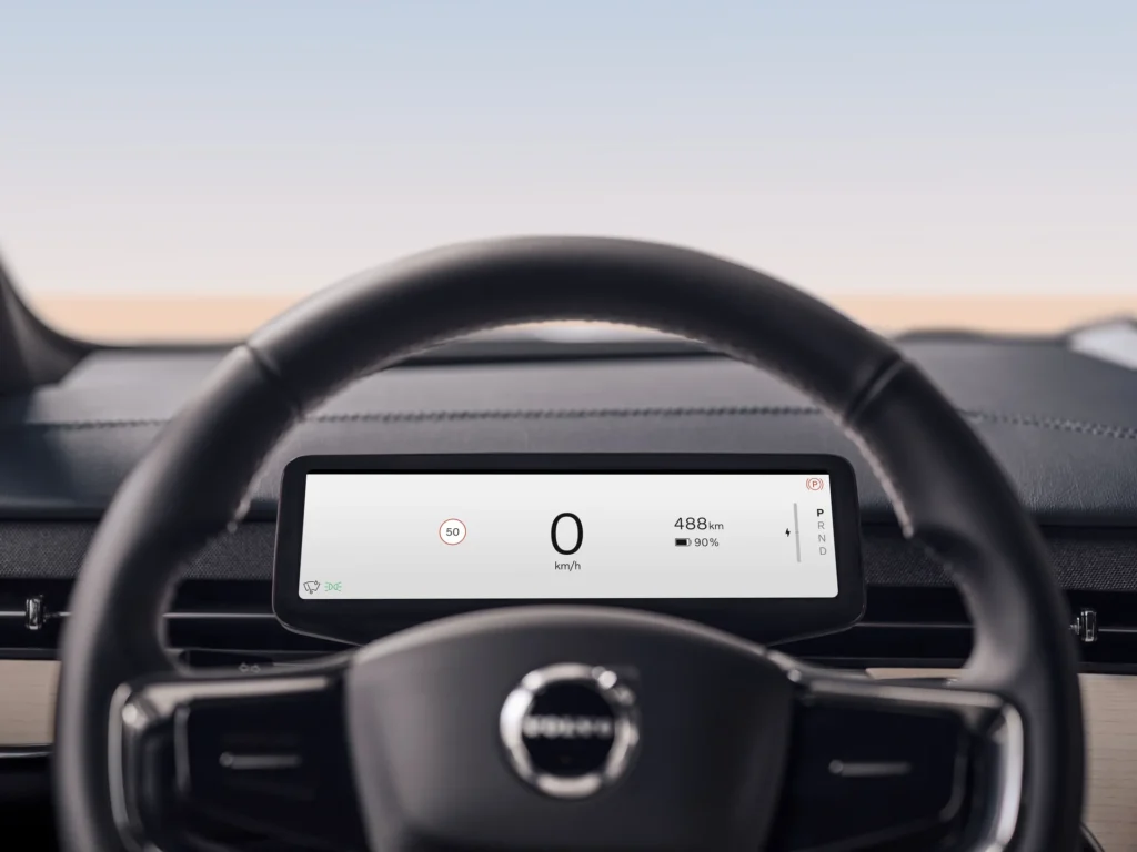Volvo EX90 – speedometer