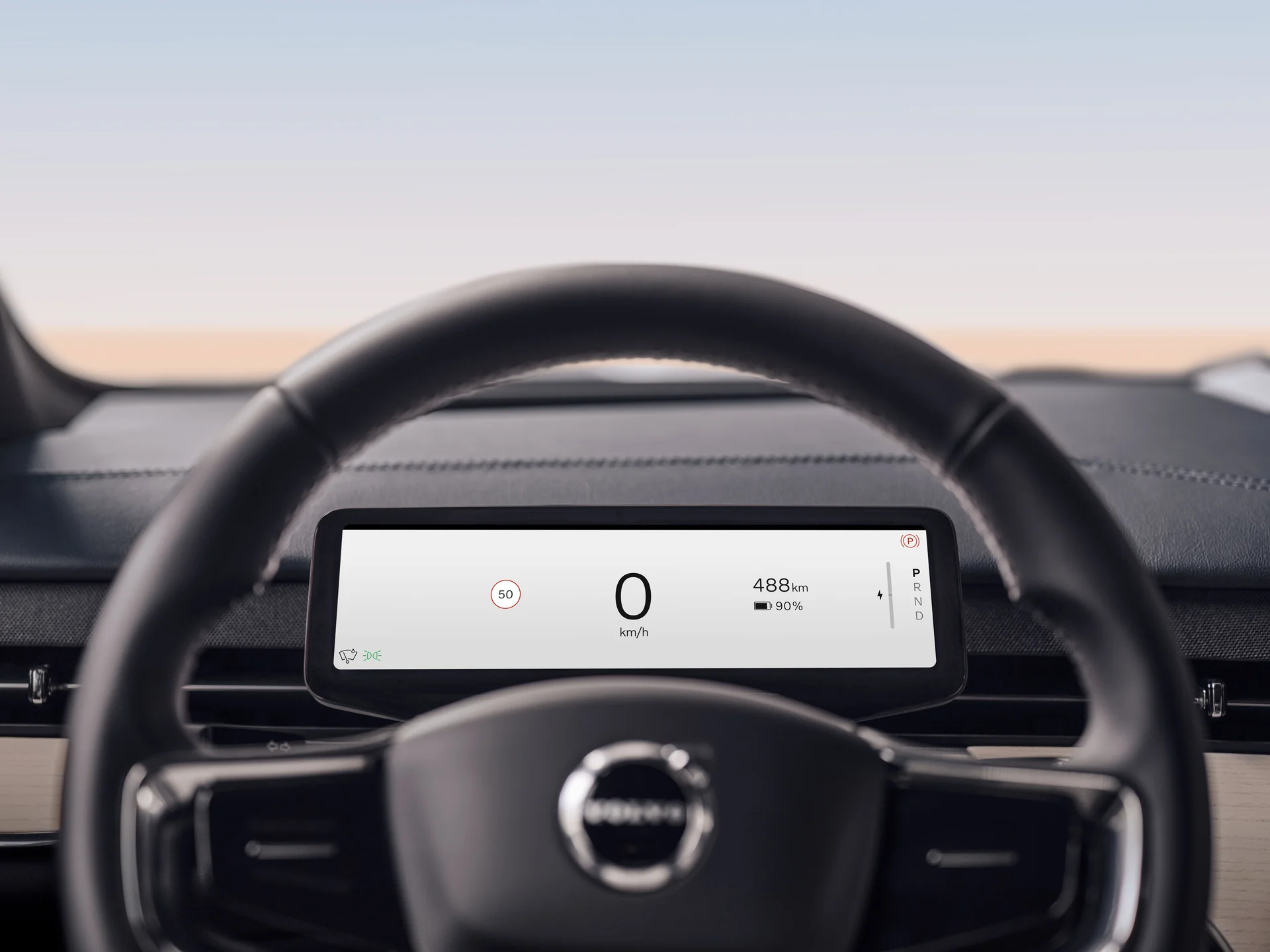 Volvo EX90 – speedometer