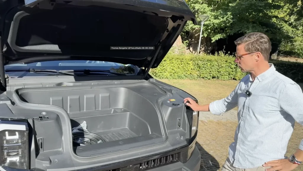 Maxus eTerron9 – frunk