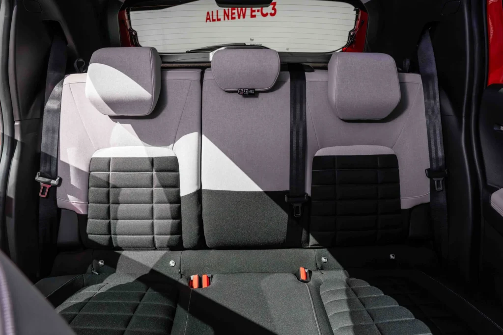Citroen e-C3 – bagsæder