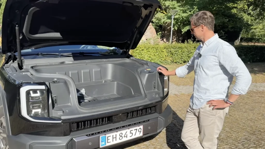 Maxus eTerron9 – frunk