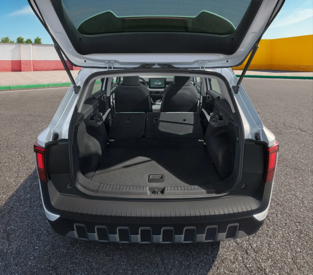 Skoda Epiq – bagagerum m. sæder nede