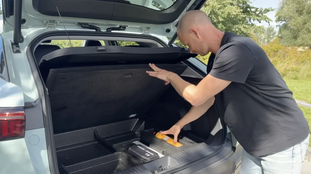 Omoda 5 EV – bagagerum