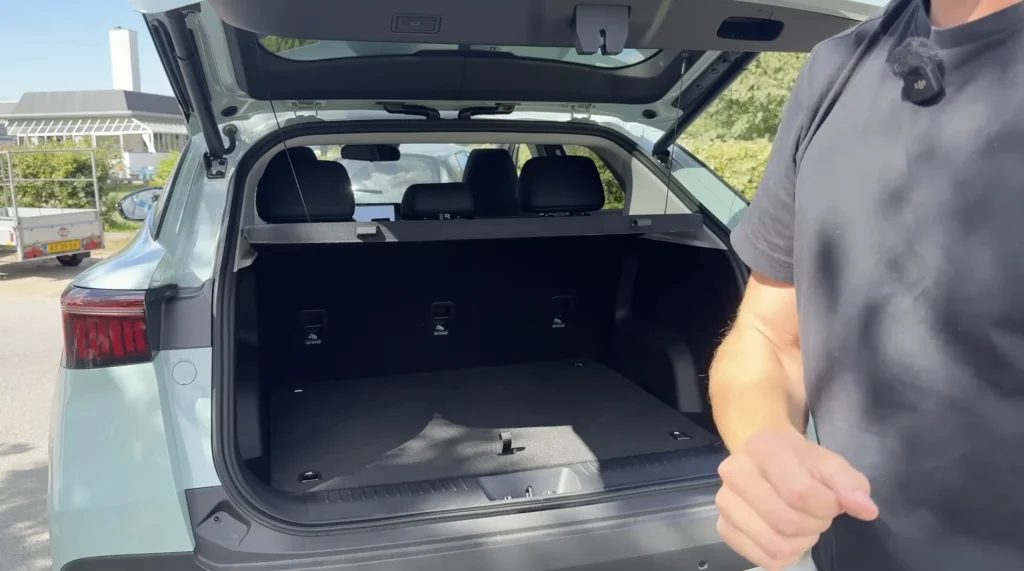 Omoda 5 EV – bagagerum
