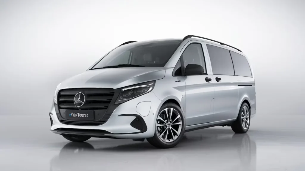 Mercedes-Benz E-Vito – skrå forfra