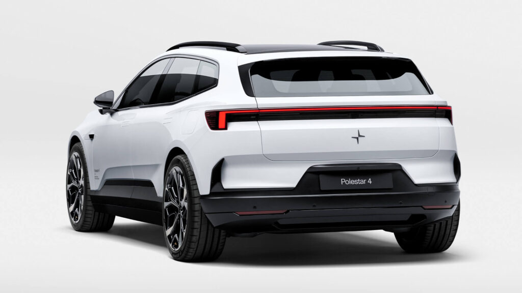 Polestar 4 SUV – skrå bagfra