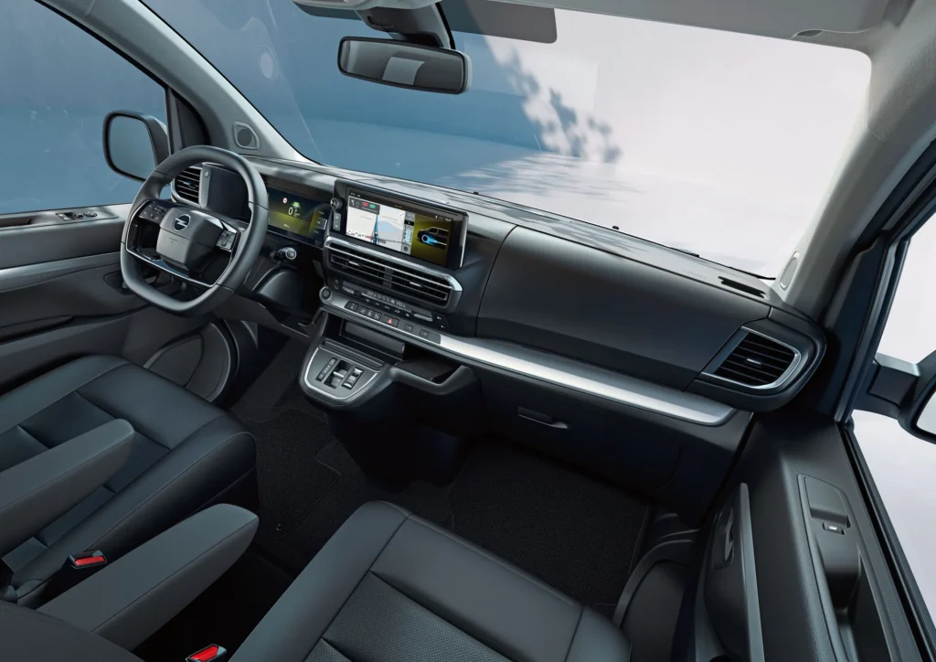 Opel Zafira Electric – kabine