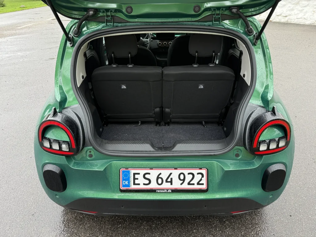 Renault Twingo E-Tech – bagagerum